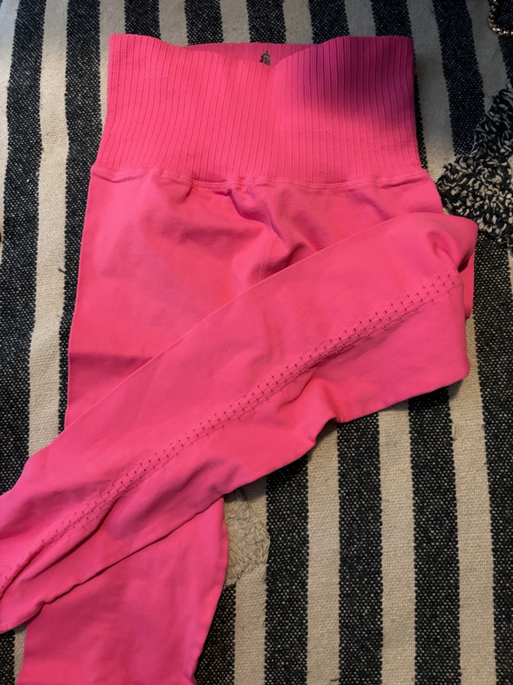 FP Movement by Free People Bright Hot Pink Good Karma Leggings